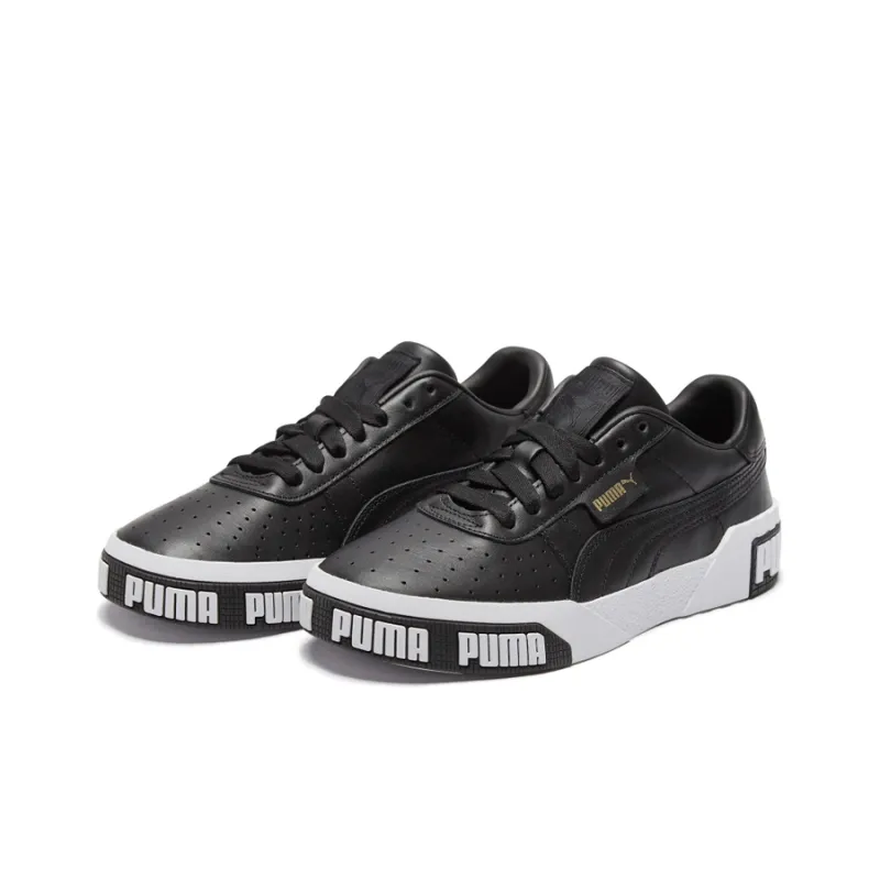 PUMA Cali Bold Black Metallic Gold Women's-1
