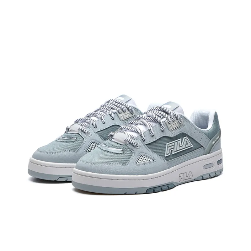 FILA FUSION Teratach Fusion Anti Slip And Wear Resistant Lightweight Low Top Skateboard Shoes Men's Gray Blue-2