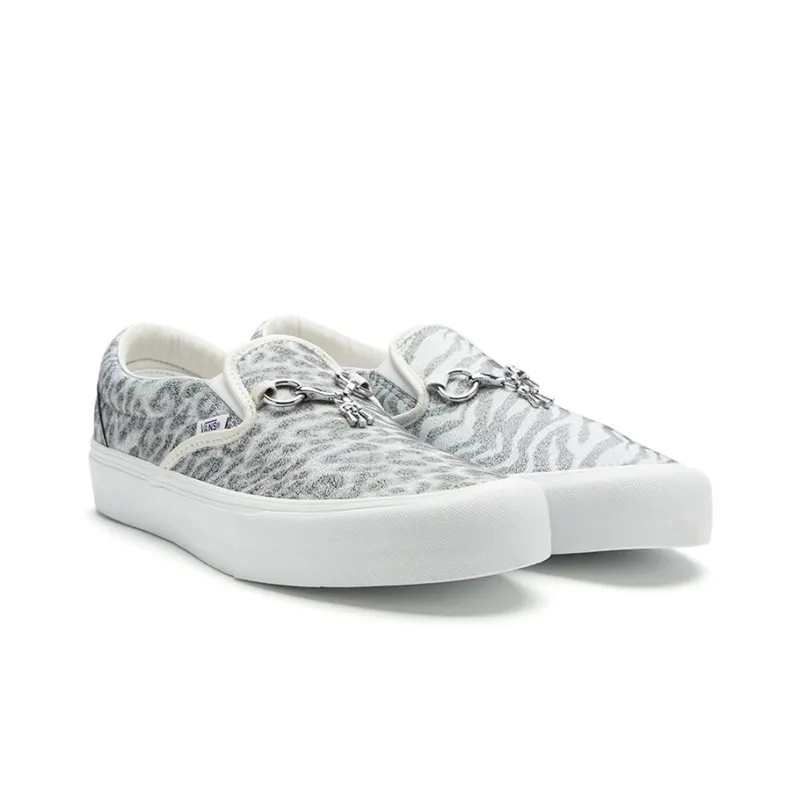 Vans Needles X Vault Classic Slip On V 'Animal Print White'-2