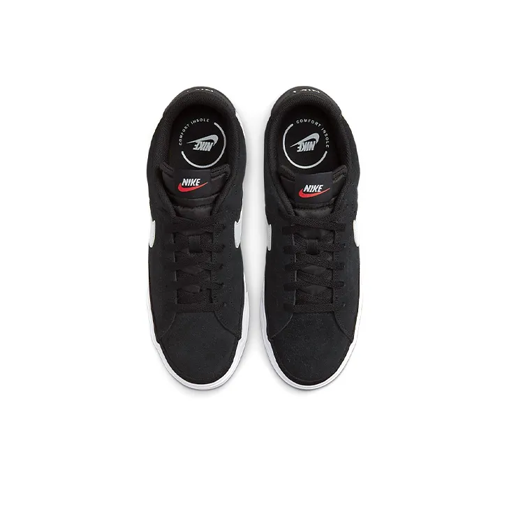 Nike Court Legacy Suede 'Black White'-3