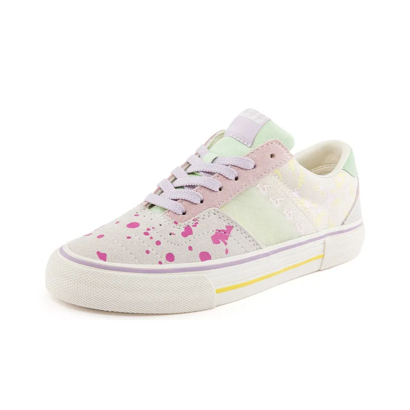 Kappa Low Top Skateboard Shoes Women's Light Rose Pink-1