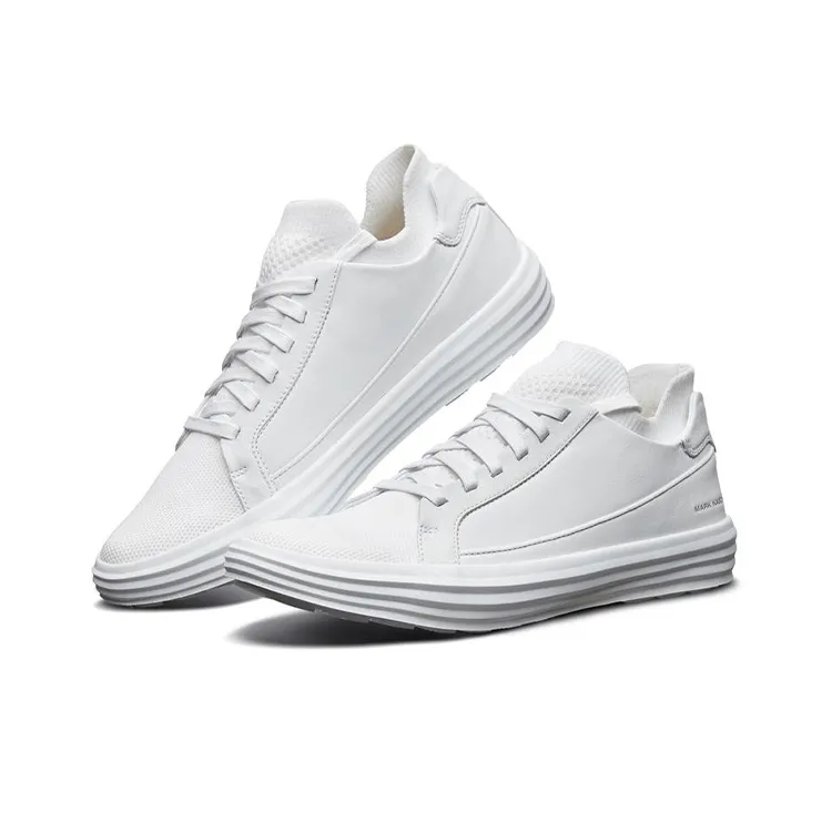 Skechers Shogun Skateboard Shoes Men Low-Top White-2