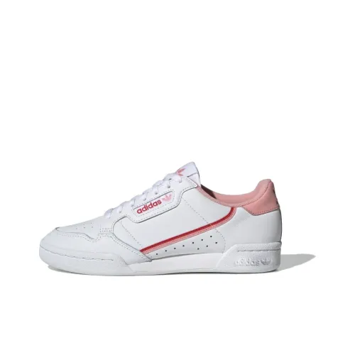 Adidas Originals Continental Skateboard Shoes Women's Low-Top White/Pink