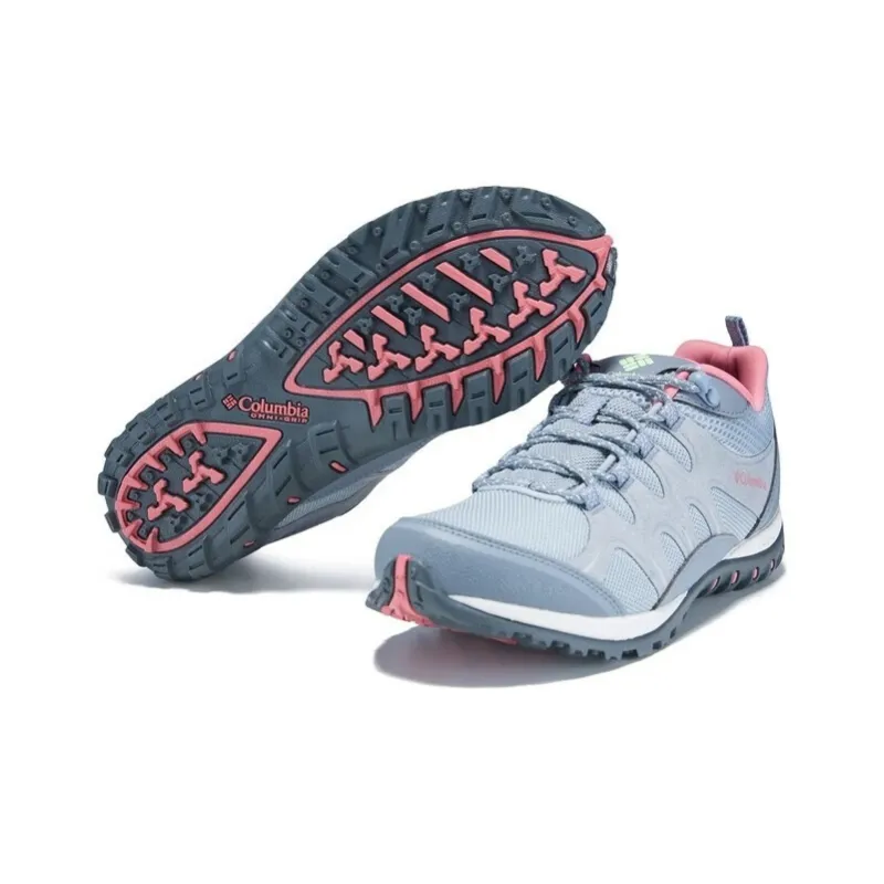 Columbia Cushioning Coverage Low Top Outdoor Shoes Women's Blue Gray-3