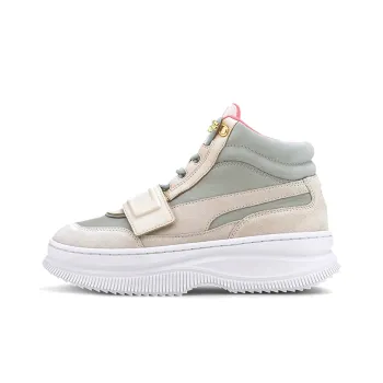 PUMA Deva Suede Khaki/Green/White Women's