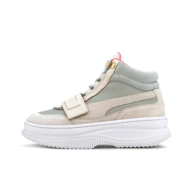 PUMA Deva Suede Khaki/Green/White Women's-0