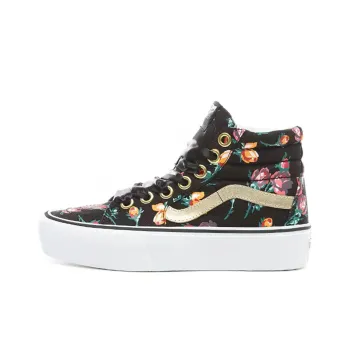 Vans Oversized Lace Sk8 hi Platform 2.0 Multi Color 'Black White' Women's