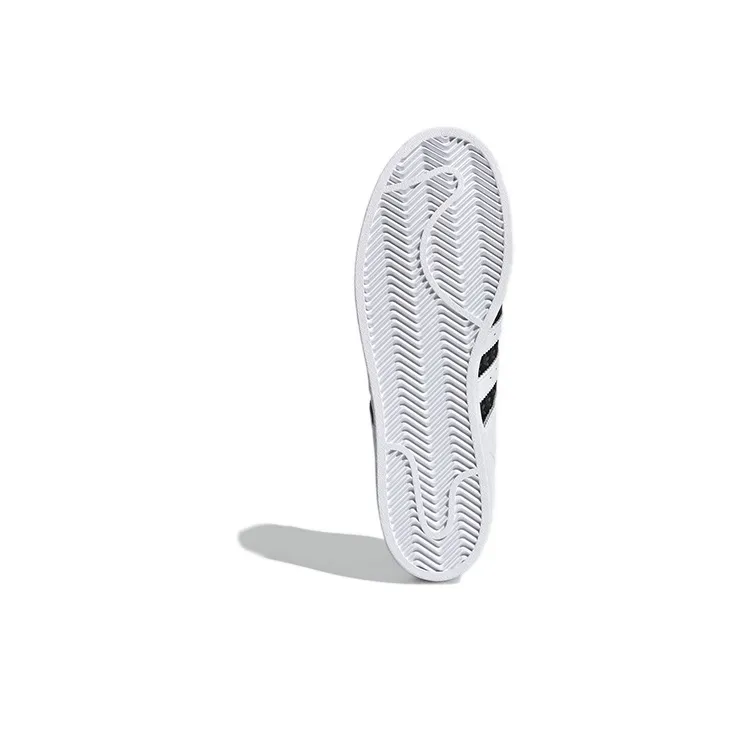 Superstar Adidas Originals 'Logo Stripes White Black'-5
