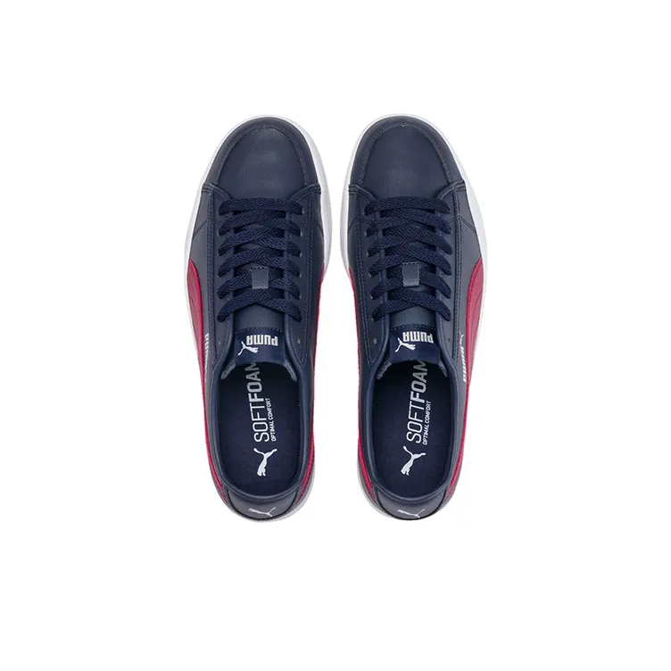PUMA Smash Vulc V2 Blue/Red-3