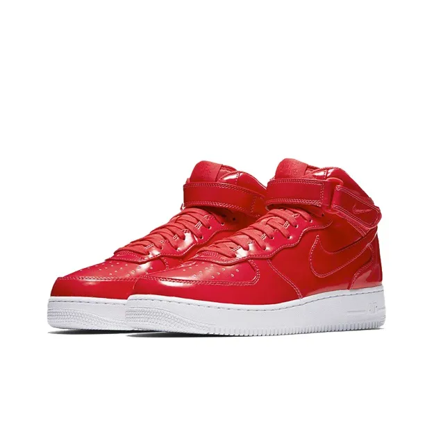Nike Air Force 1 Mid Ultraviolet Siren Red-2