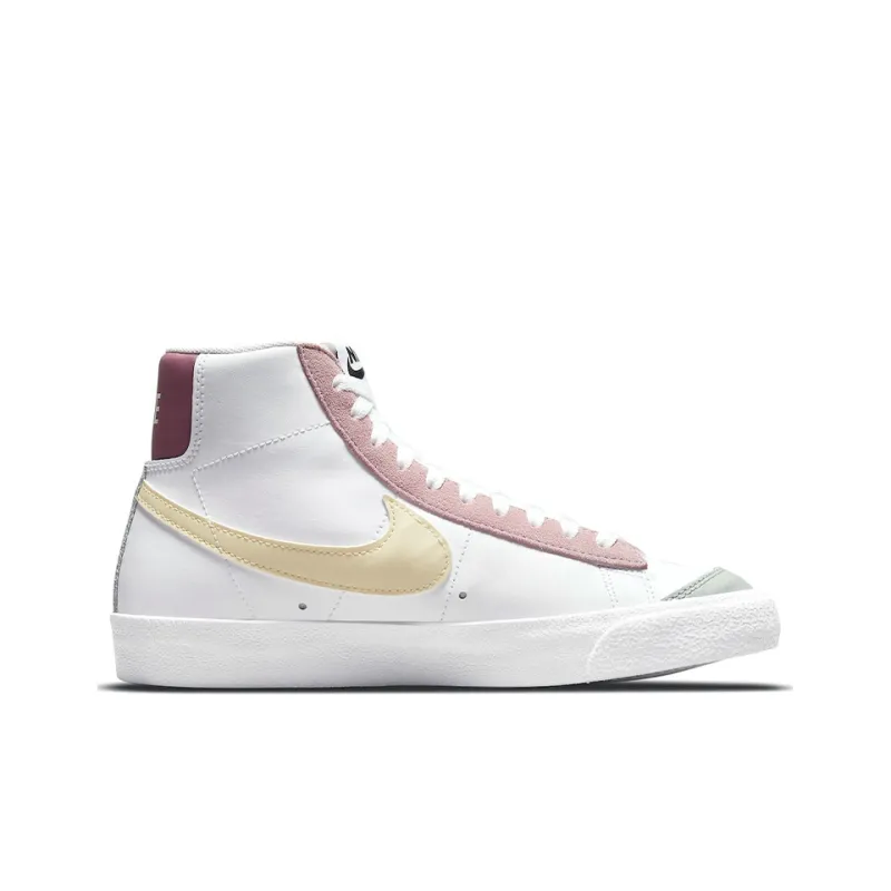 Nike Blazer Mid 77 White Pink Green Yellow Women's-1