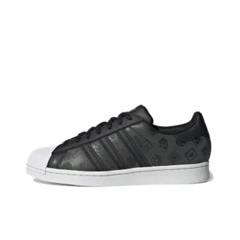 Adidas Originals Superstar Shoes 'Black Green Monogram'