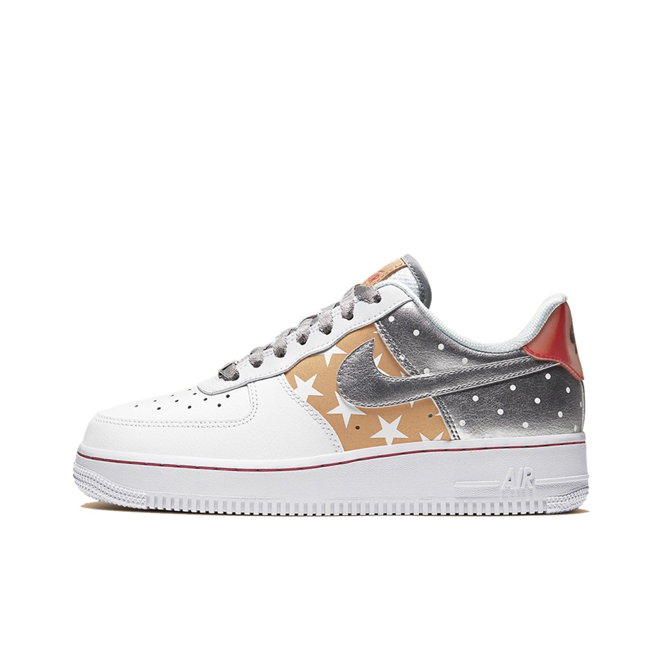 Air force 1 low shops metallic gold