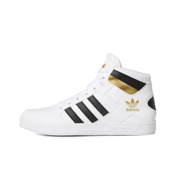 Hard Court Adidas Originals High 'White Black Gold'