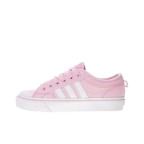 Adidas Originals NIZZA Skateboard Shoes Women's Low-Top Pink