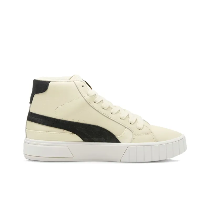 PUMA Cali Star Mid Ws Wear-resistant And Lightweight Mid-Top Skateboard Shoes Women's Cream-1