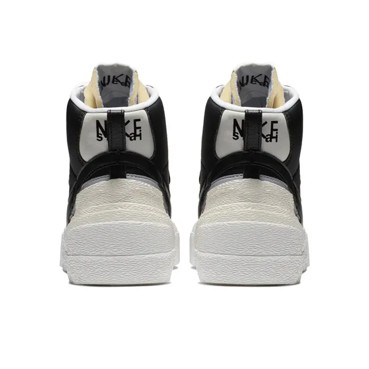 Nike Blazer Mid Sacai Black Grey-3