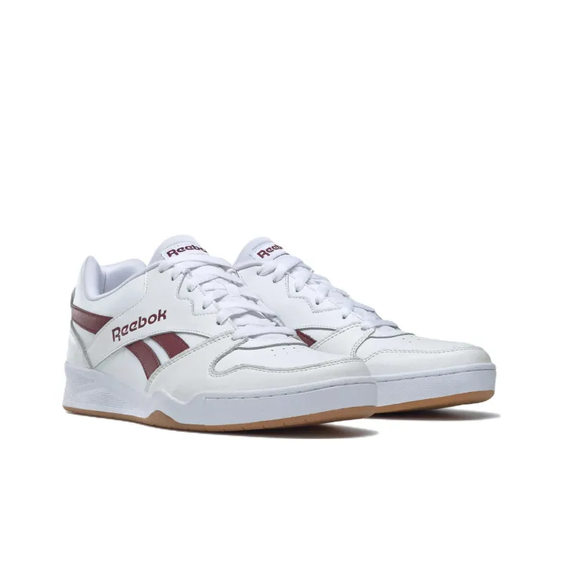 Reebok Royal BB4500 2 Low Anti-Slip And Wear-Resistant Lightweight Low-Top Skateboard Shoes Men's White-2