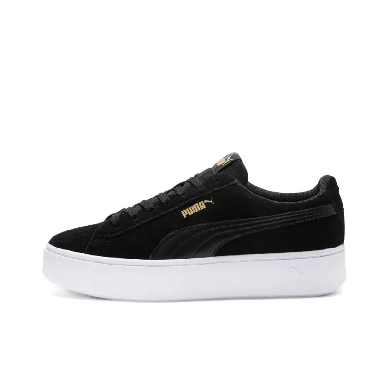 PUMA Vikky Stacked Casual Board Shoes Black Women's-0