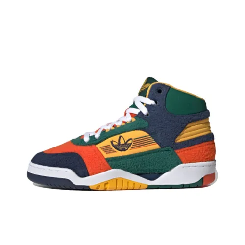 Adidas Originals Carerra Skateboard Shoes Women's High-Top Green/Blue/Orange/Yellow/Gold