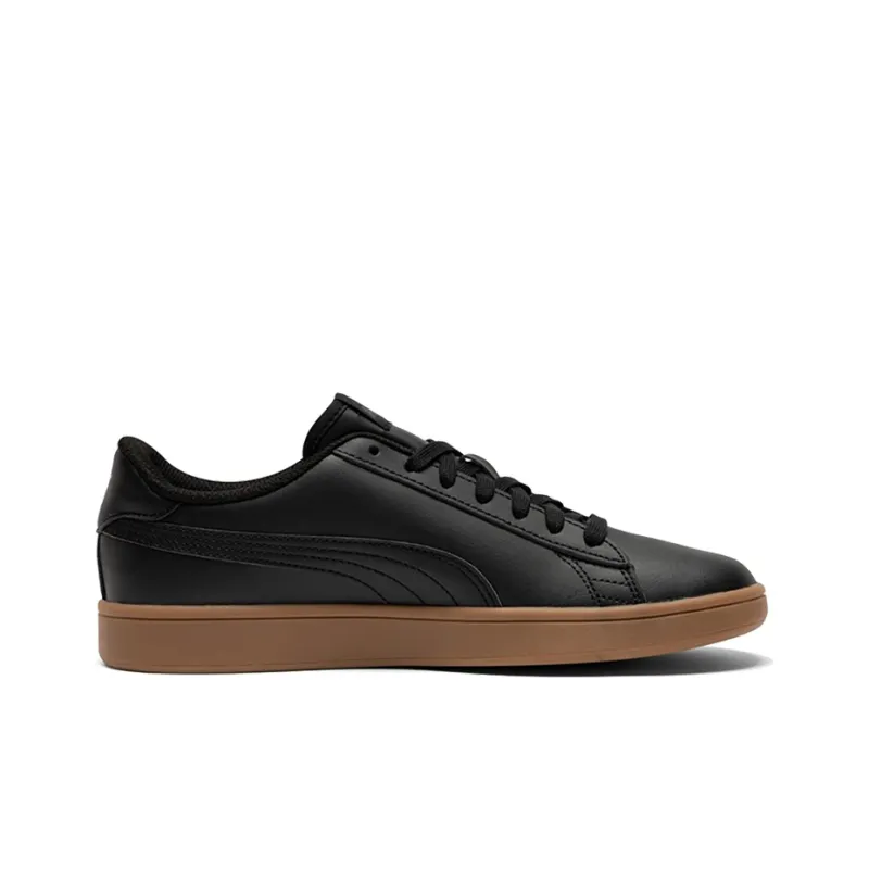 PUMA Smash V2 Low Black/Brown-1
