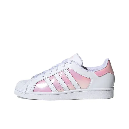 Adidas Superstar White Clear Pink Women's