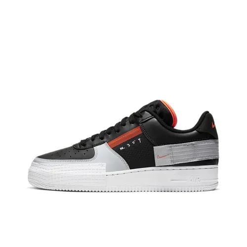 Nike Air Force 1 Type Black Hyper Crimson