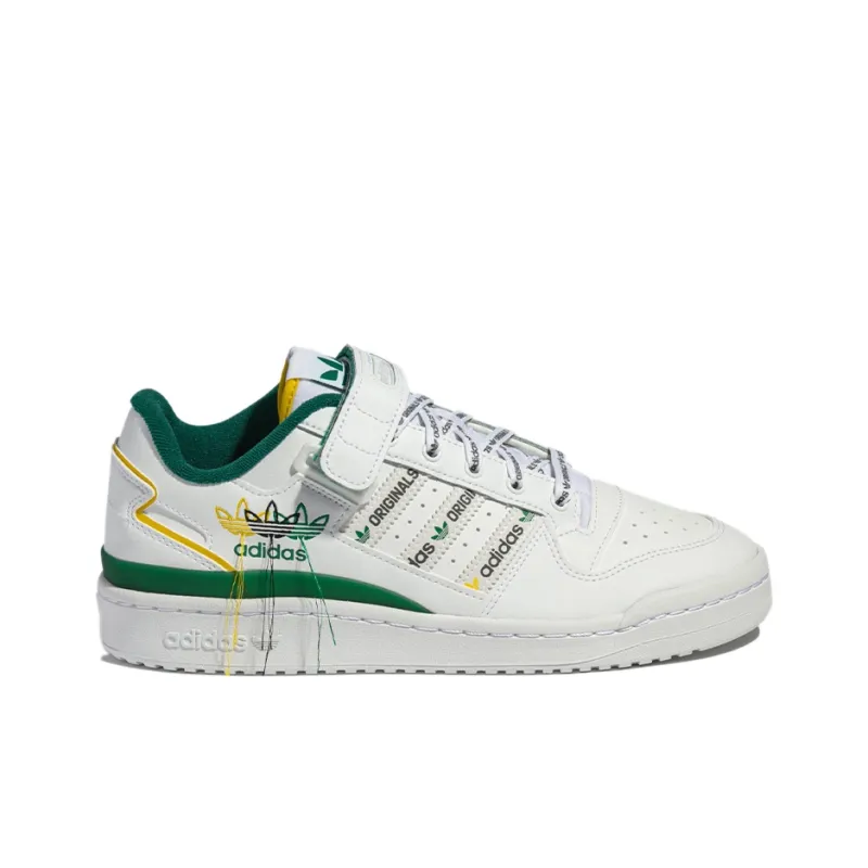 Adidas Originals Forum Low Shoes 'White Green'-1