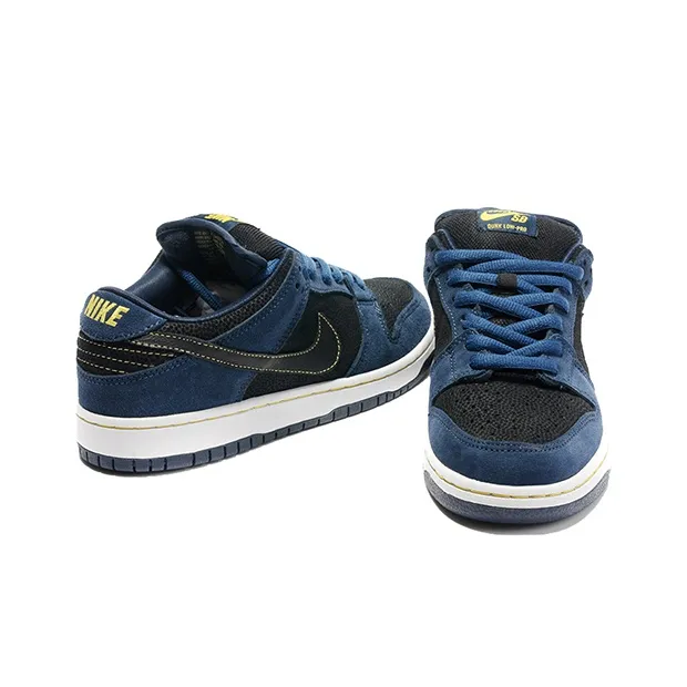 Nike Sb Dunk Low Midnight Navy Black-4