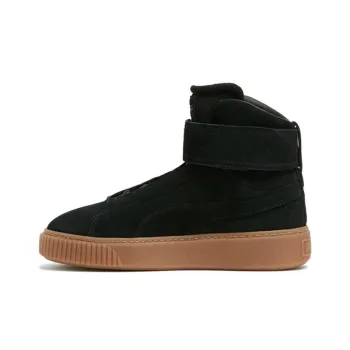 PUMA Platform Skateboard Shoes Women's High-Top Black