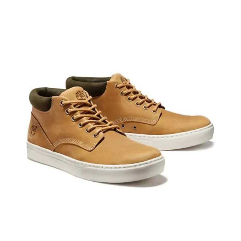 Timberland Skateboard Shoes Men Mid Top Yellow-1