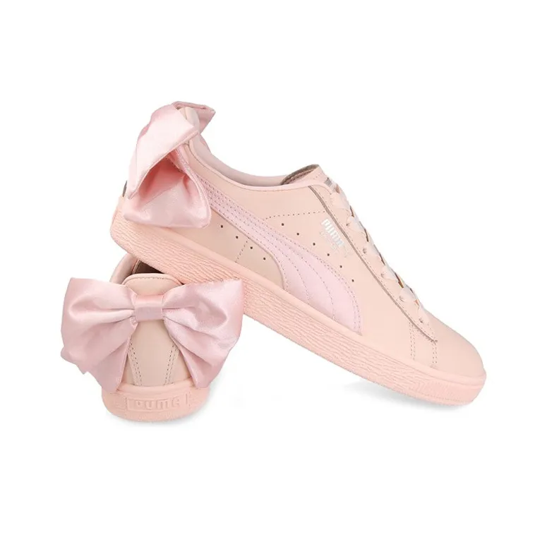 Puma Basket Bow Pearl Pink Women's-2