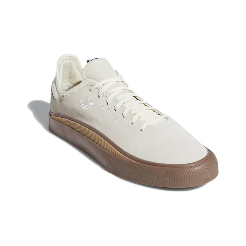 Adidas Originals SABALO Non-slip Lightweight Low-Top Skateboard Shoes Men's Feather White-2
