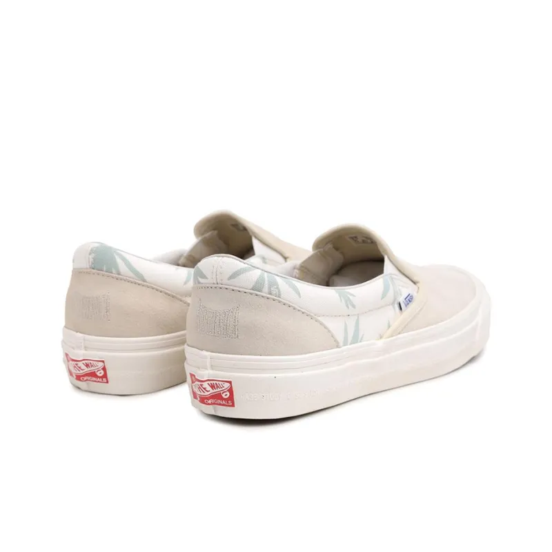 Vans Slip On Modernica Light Blue Repeat Palm Leaf-3