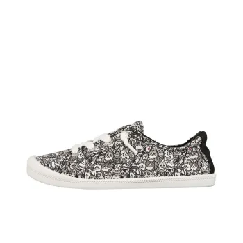 Skechers BEACH BINGO Slip-Resistant Cushioning Wear-Resistant Low-Top Skateboard Shoes Women's Black