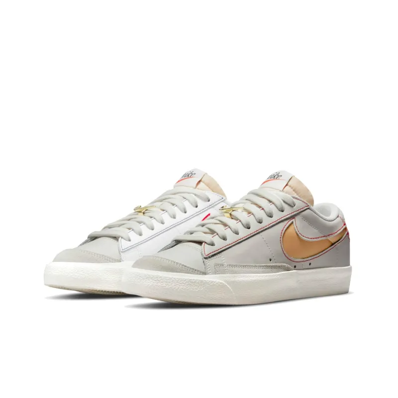 Nike Blazer Low 77 Light Bone Removable Swoosh-2
