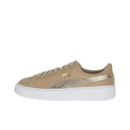 PUMA Suede Platform Safari Khaki Women's