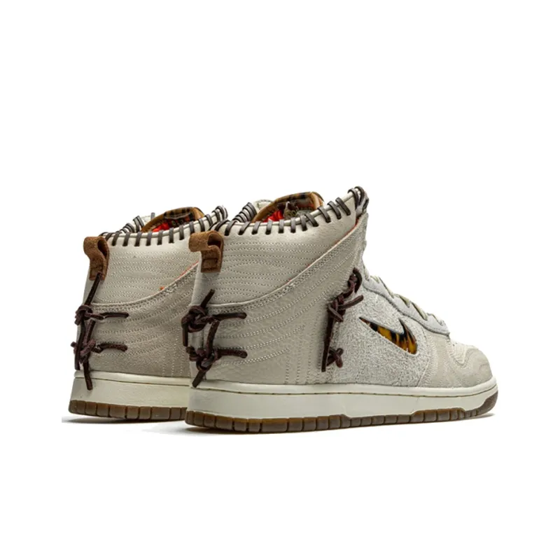 Nike Dunk High Bodega Sail Multi Friends And Family-3