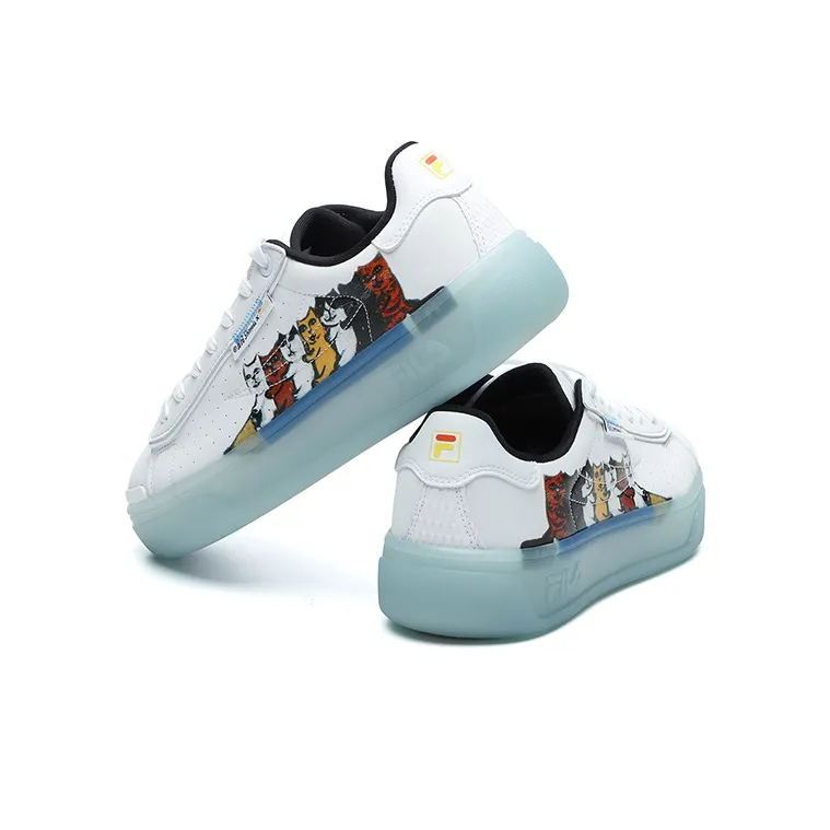 FILA Fashion Court Low Top Sneakers White/Green-2