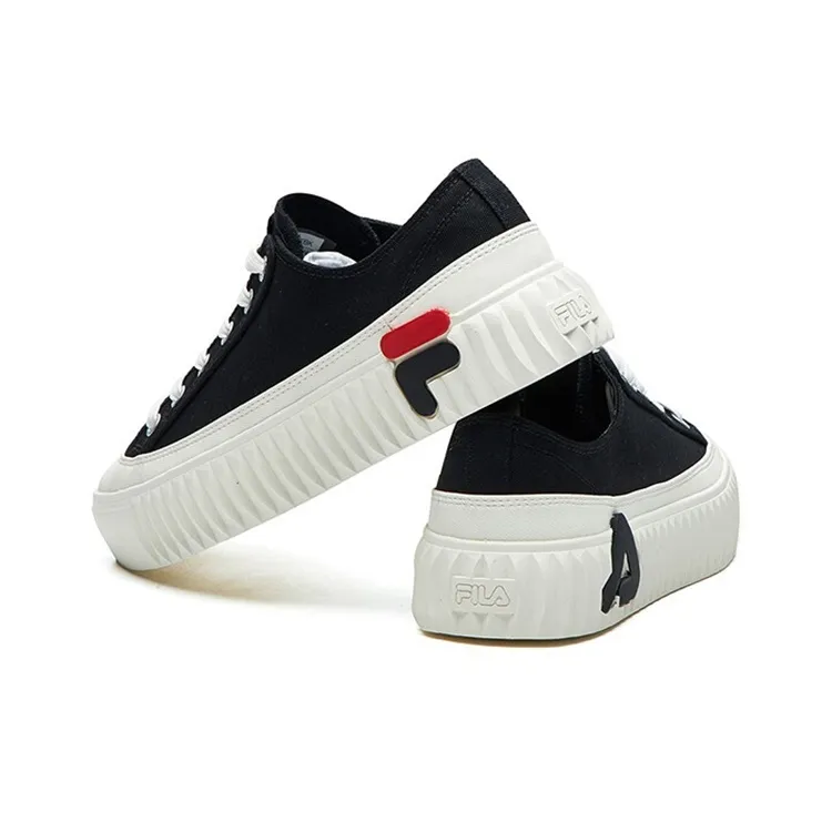 FILA Gear Canvas Shoes 'Black' Women's-4