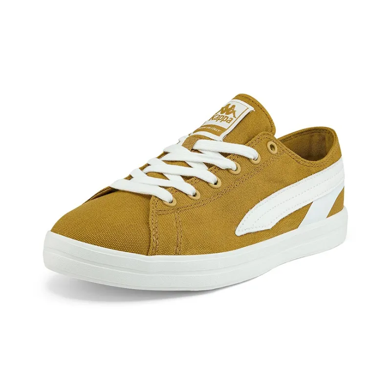 Kappa Lightweight Low-Top Skateboard Shoes Unisex Yellow White-1