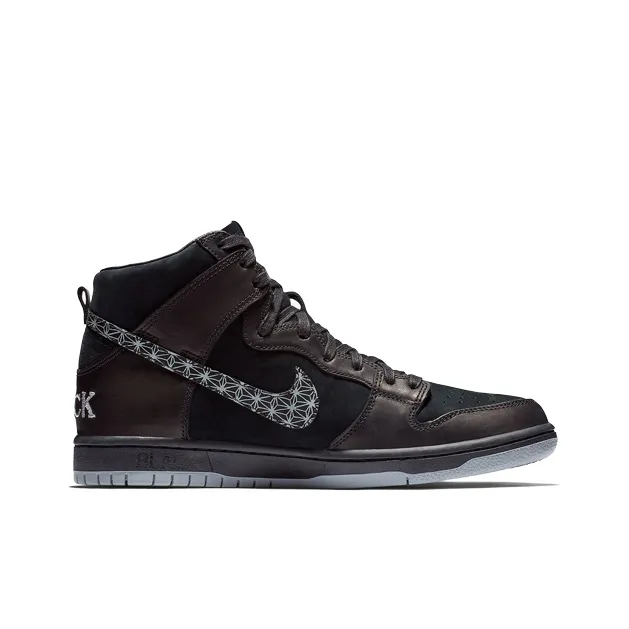 Black Bar X Nike SB Zoom Dunk High Pro Black-1