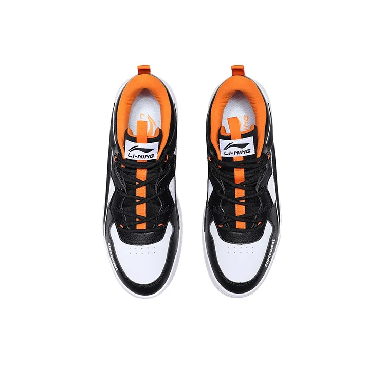 LiNing Wave Superwave Lo Slip-Resistant Cushioning Wear-Resistant Low-Top Skateboard Shoes Black-3