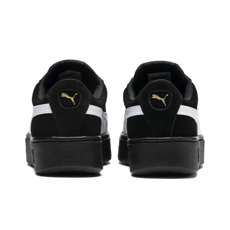 PUMA Vikky Stacked Retro Casual Skateboarding Shoes Black Women's-3