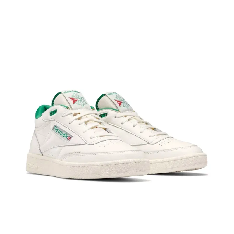 Reebok Club C Mid Ii Chalk Classic Green-2