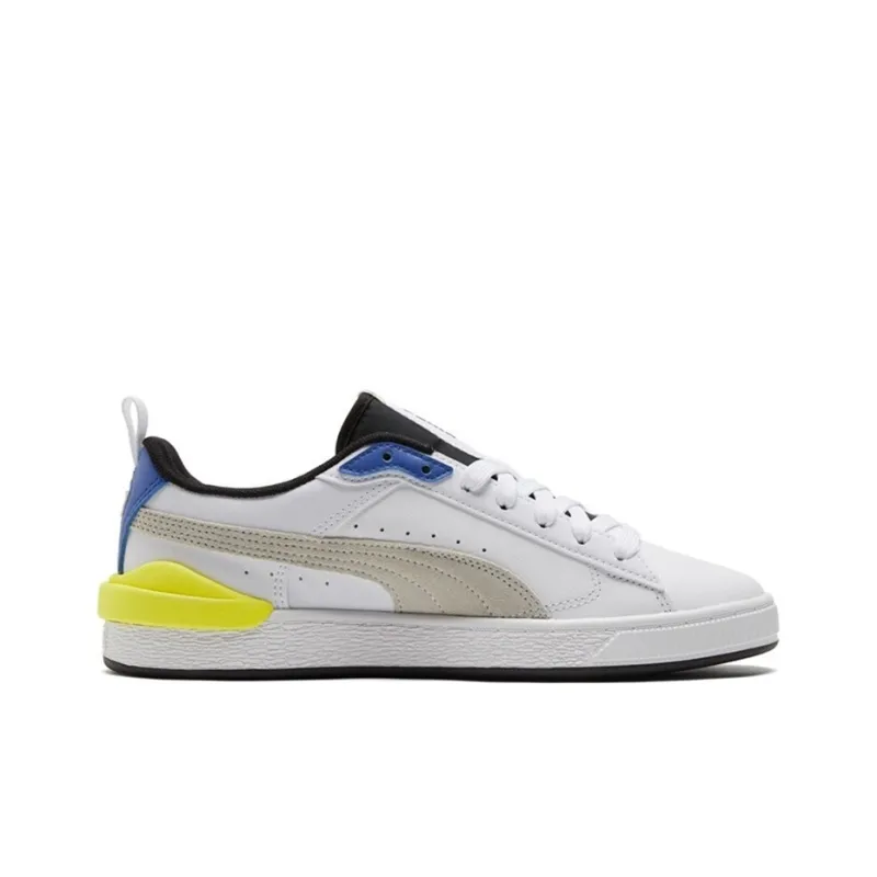 PUMA Suede Bloc 'White Silver Blue'-1