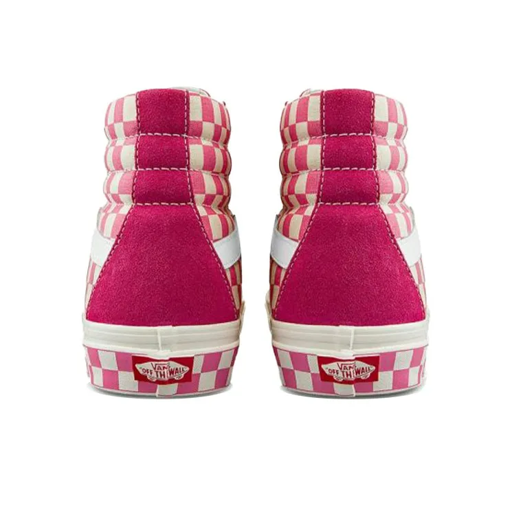 Vans Style 38 Checkerboard Pink/White-4