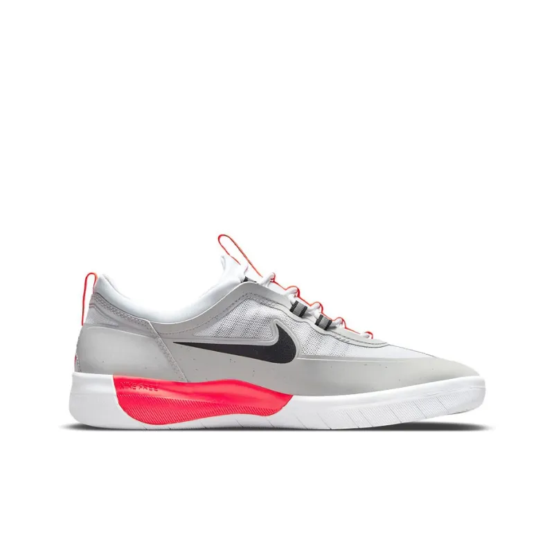 Nike Sb Nyjah Free 2 Neutral Grey Bright Crimson-1
