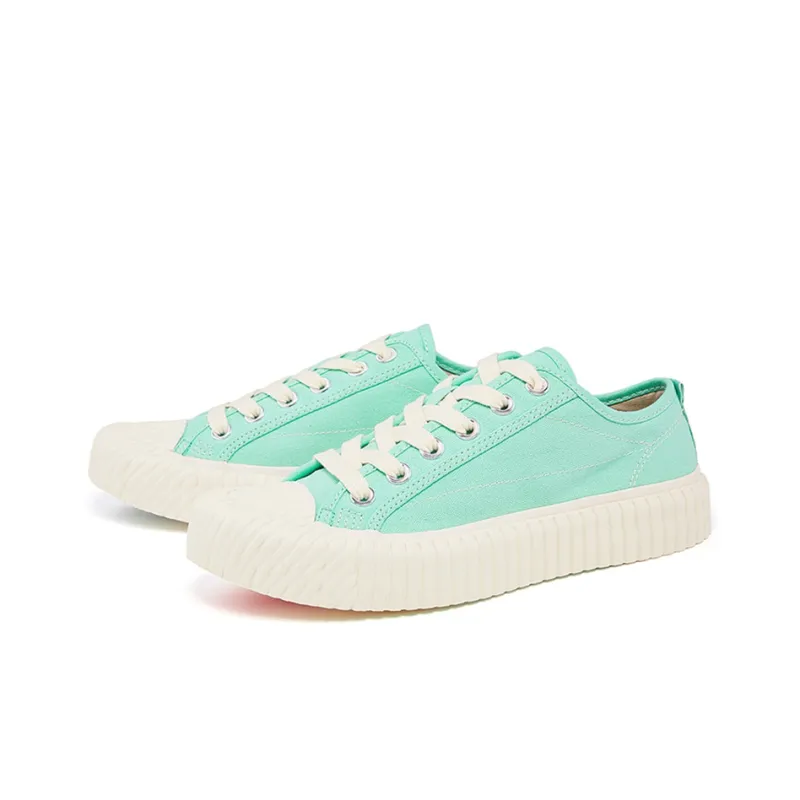 Kappa Slip Resistant Coverage Low Top Skateboard Shoes Women's Green-1