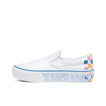 Vans Classic Slip On Platform White Women's